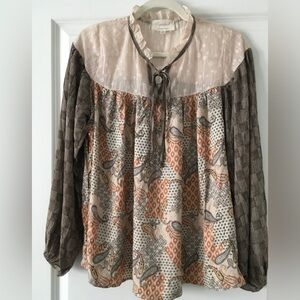 Women's Multicolor Top by Sugarfox Small NWOT